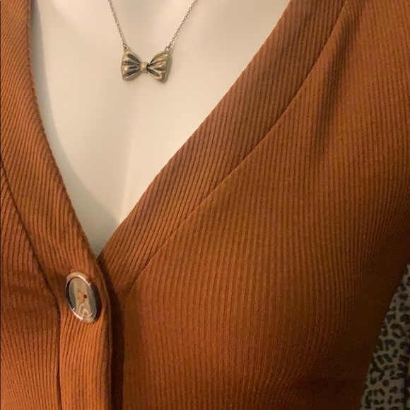 Cap sleeve fitted knit dress - Picture 2 of 3